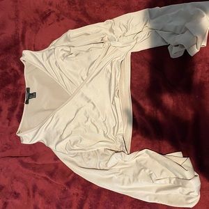 Size large beige Forever 21 top